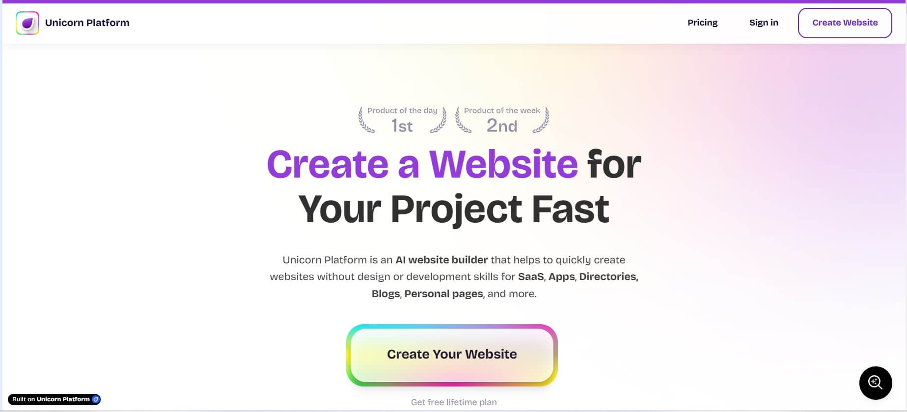 Unicorn Platform