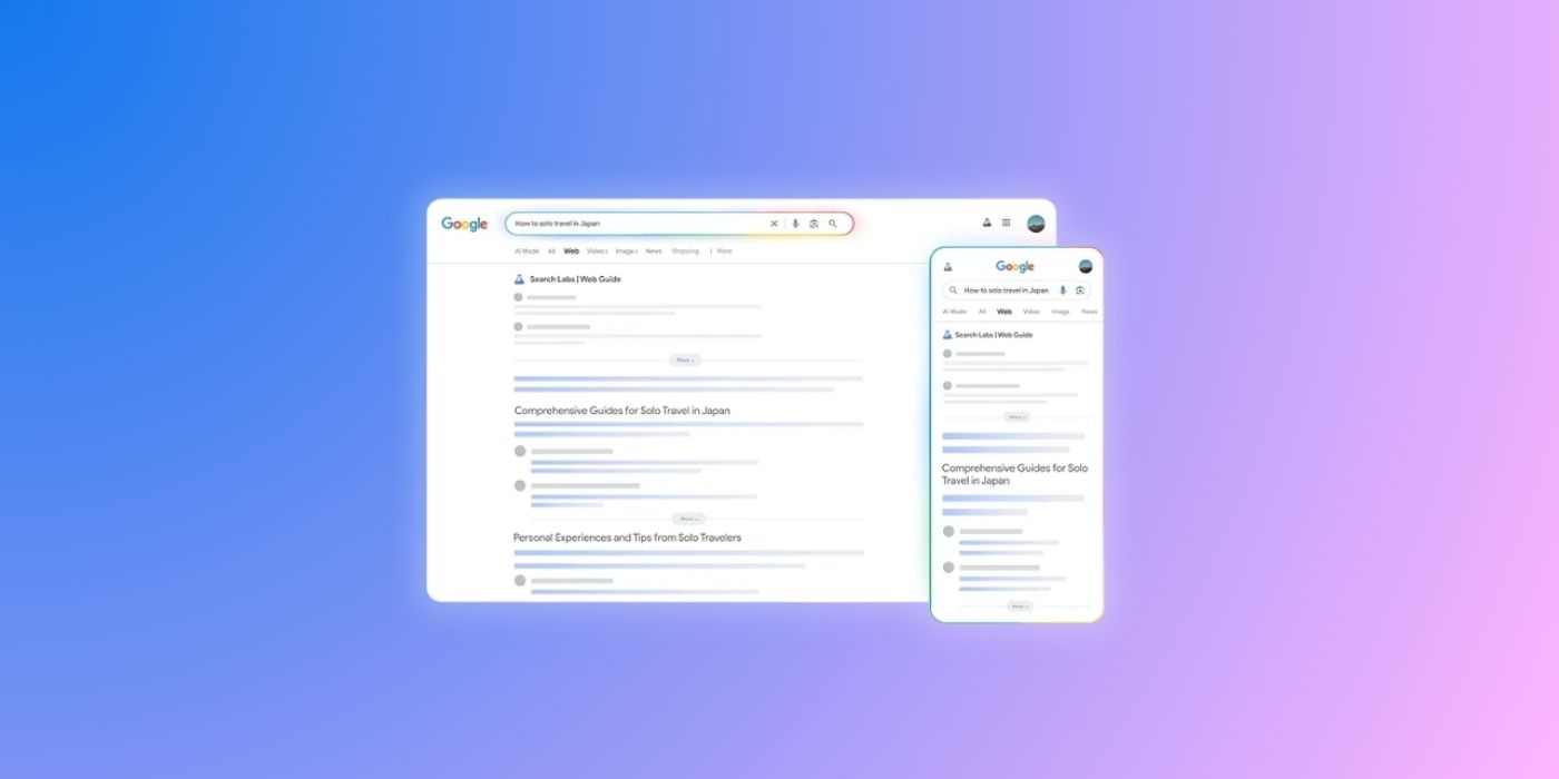 Google начал тестировать Web Guide — ИИ-навигацию по поиску