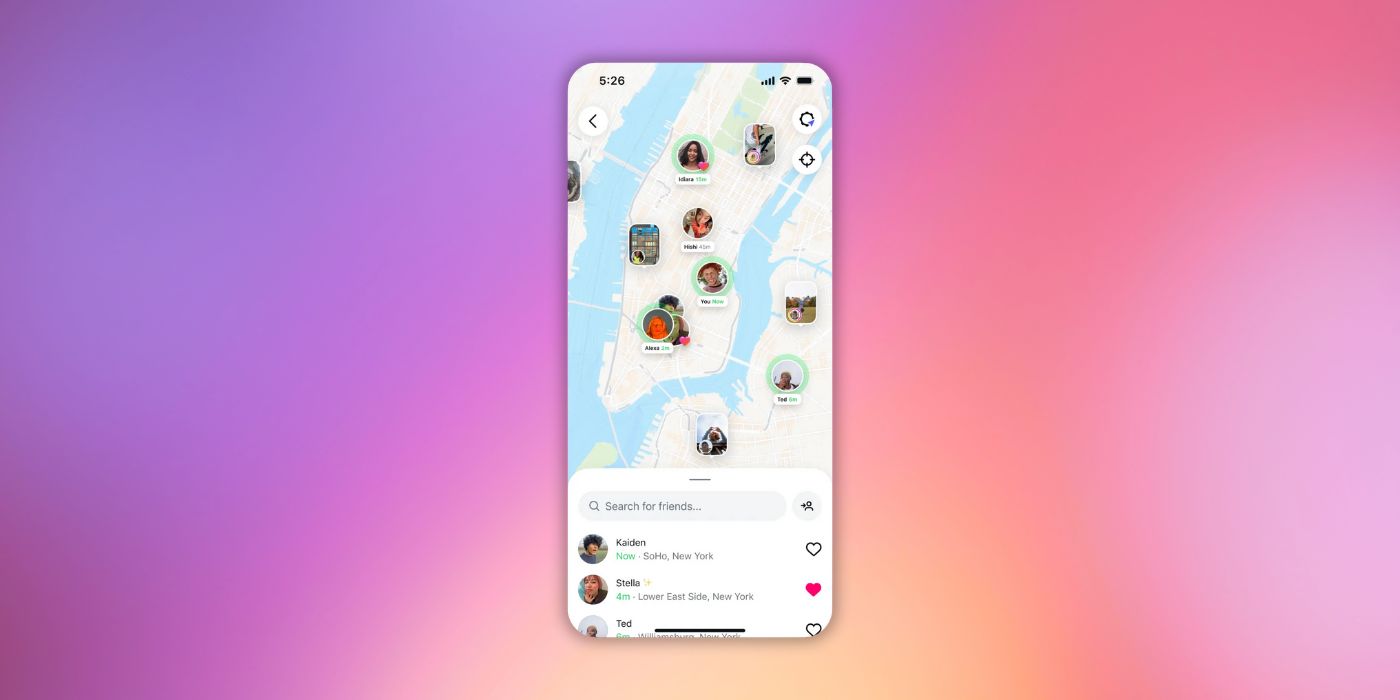Instagram* запустил «Карту друзей» — ваше местоположение видно только по желанию