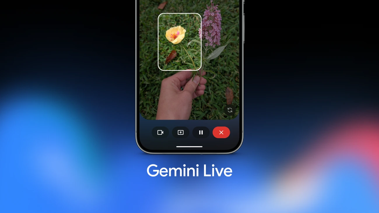 Google добавила создание и редактирование изображений в Gemini Live