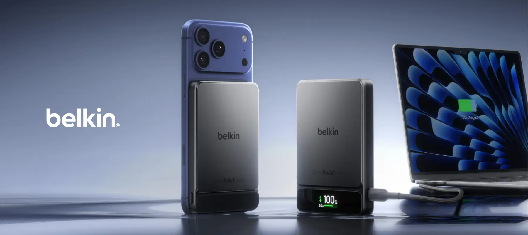 Belkin представила пауэрбанки UltraCharge Pro с полутвёрдотельными аккумуляторами
