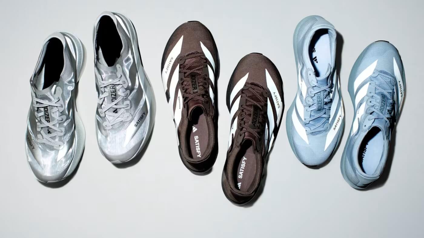 adidas и SATISFY выпустят две модели Adizero — для скоростных тренировок и марафонов