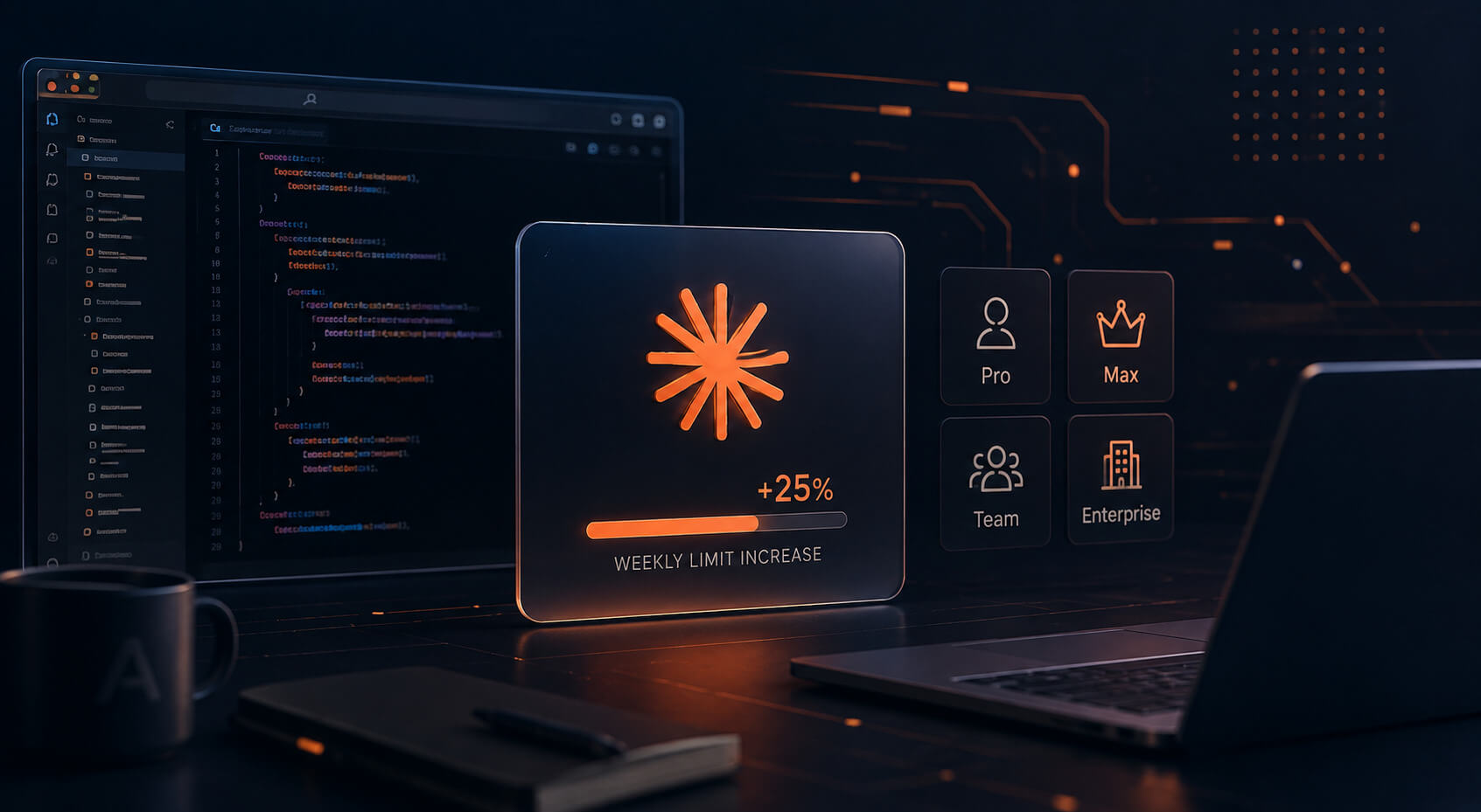 Anthropic повысит недельные лимиты Claude Code на 25%