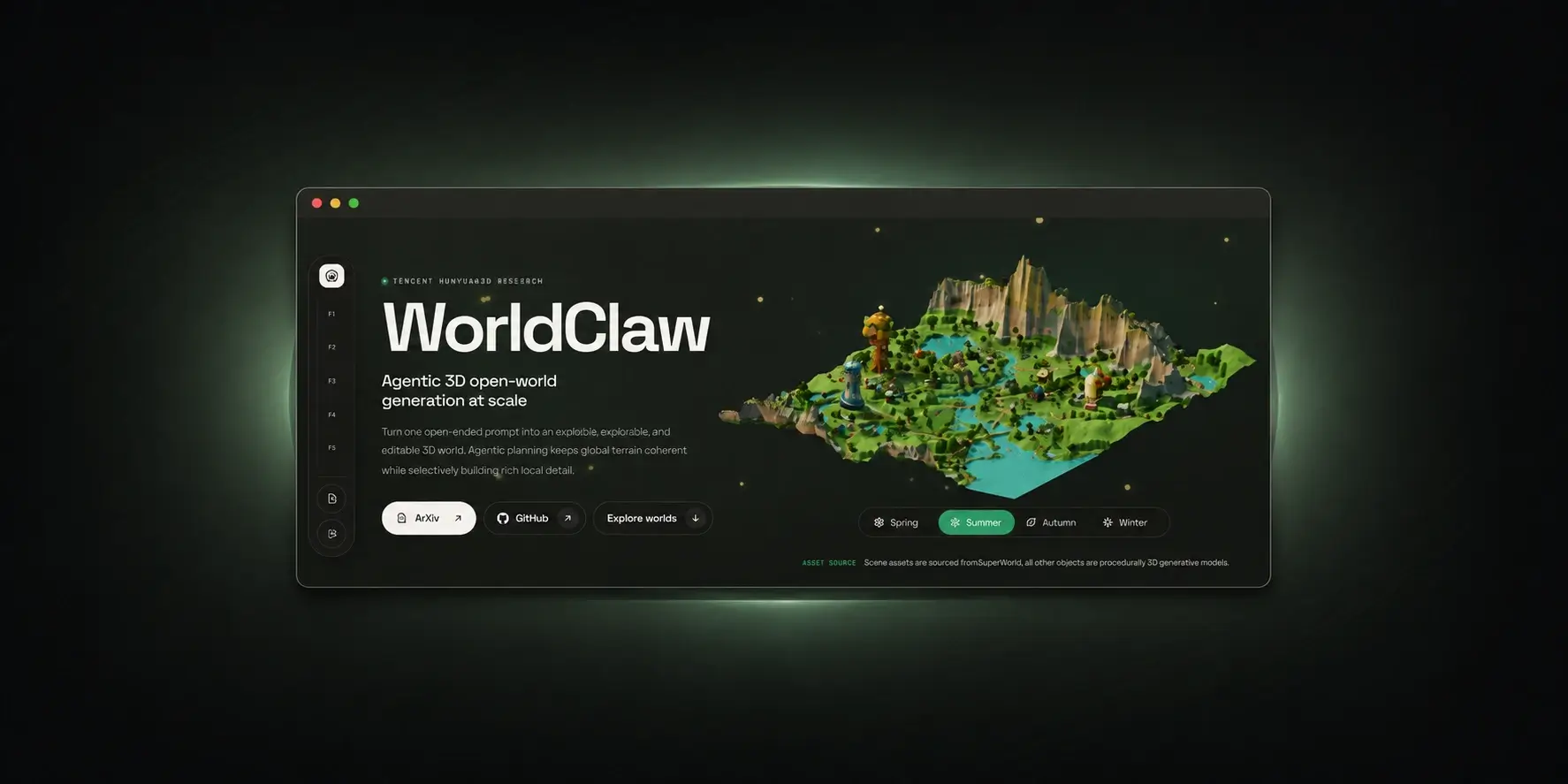 Tencent Hunyuan представила WorldClaw для создания редактируемых 3D-миров