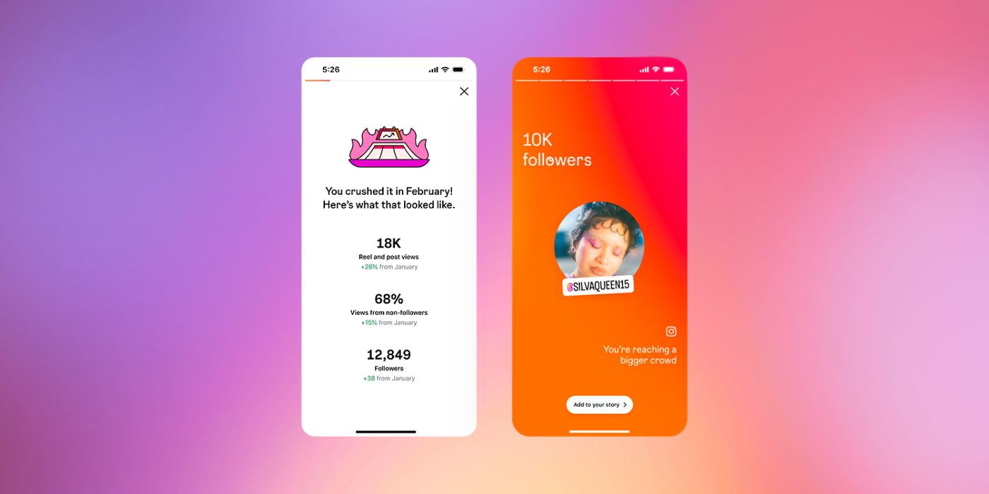 Instagram* добавил новые функции для авторов — Recap и Celebrations