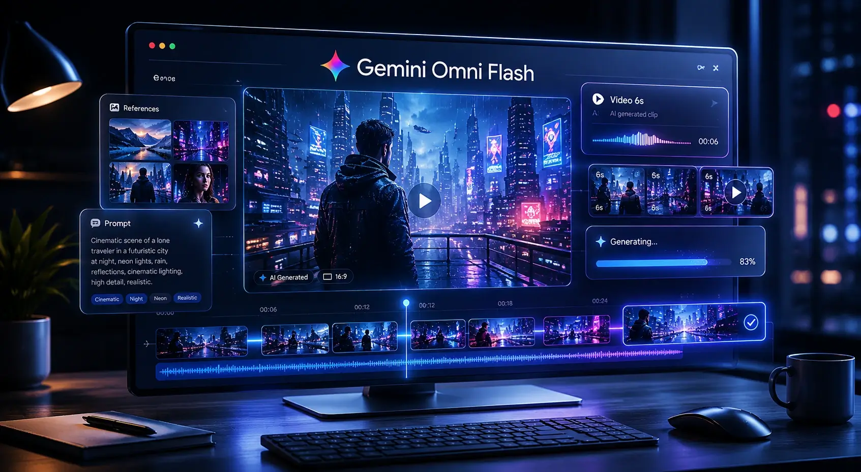 Как создать видео в Gemini Omni Flash — пошаговый гайд, промты и референсы