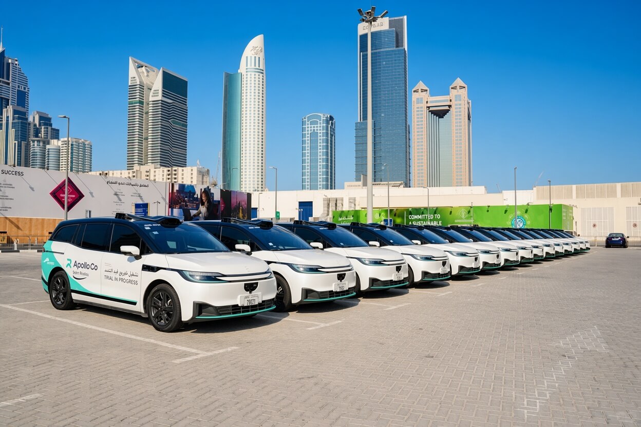 Baidu запустила роботакси в Дубае — вызвать можно через Uber
