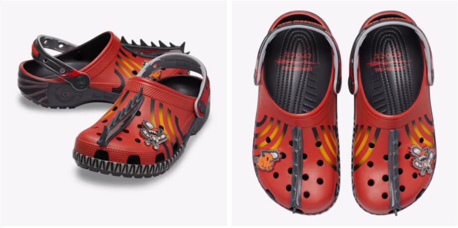 Crocs представила сабо по «Человеку-бензопиле» — с лезвиями и рожками Пауэр